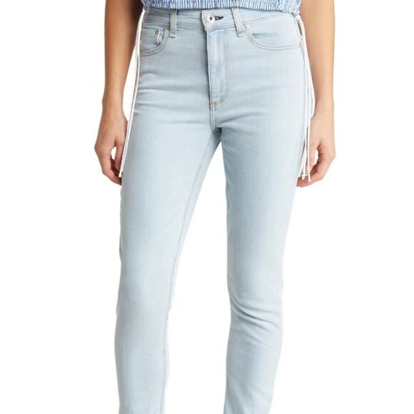 rag & bone Nina High Waist Skinny Jeans in Paeonia Size 23 NWT $255 - Picture 2 of 8